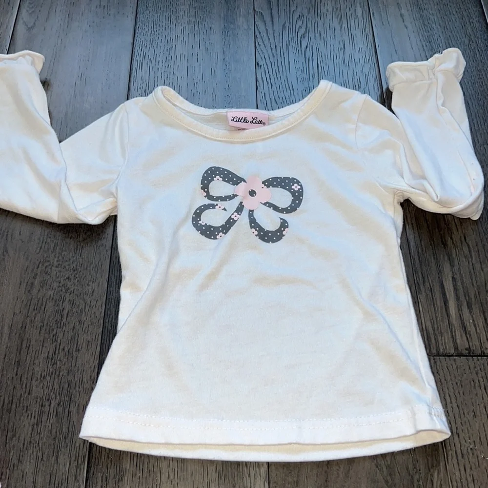 Bundle of toddler girls longsleeve thin t- shirts